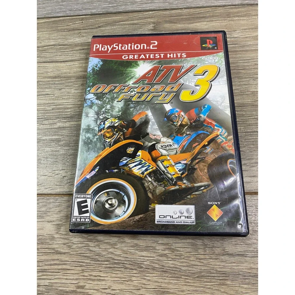 ATV Offroad Fury 3 PlayStation 2 PS2 Greatest Hits Racing Game Sony 2004 NTSC